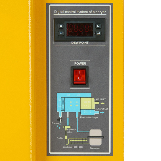 Осушитель сжатого воздуха рефрижераторного типа ET RD 90-16 Осушитель сжатого воздуха рефрижераторного типа ET RD 90-16